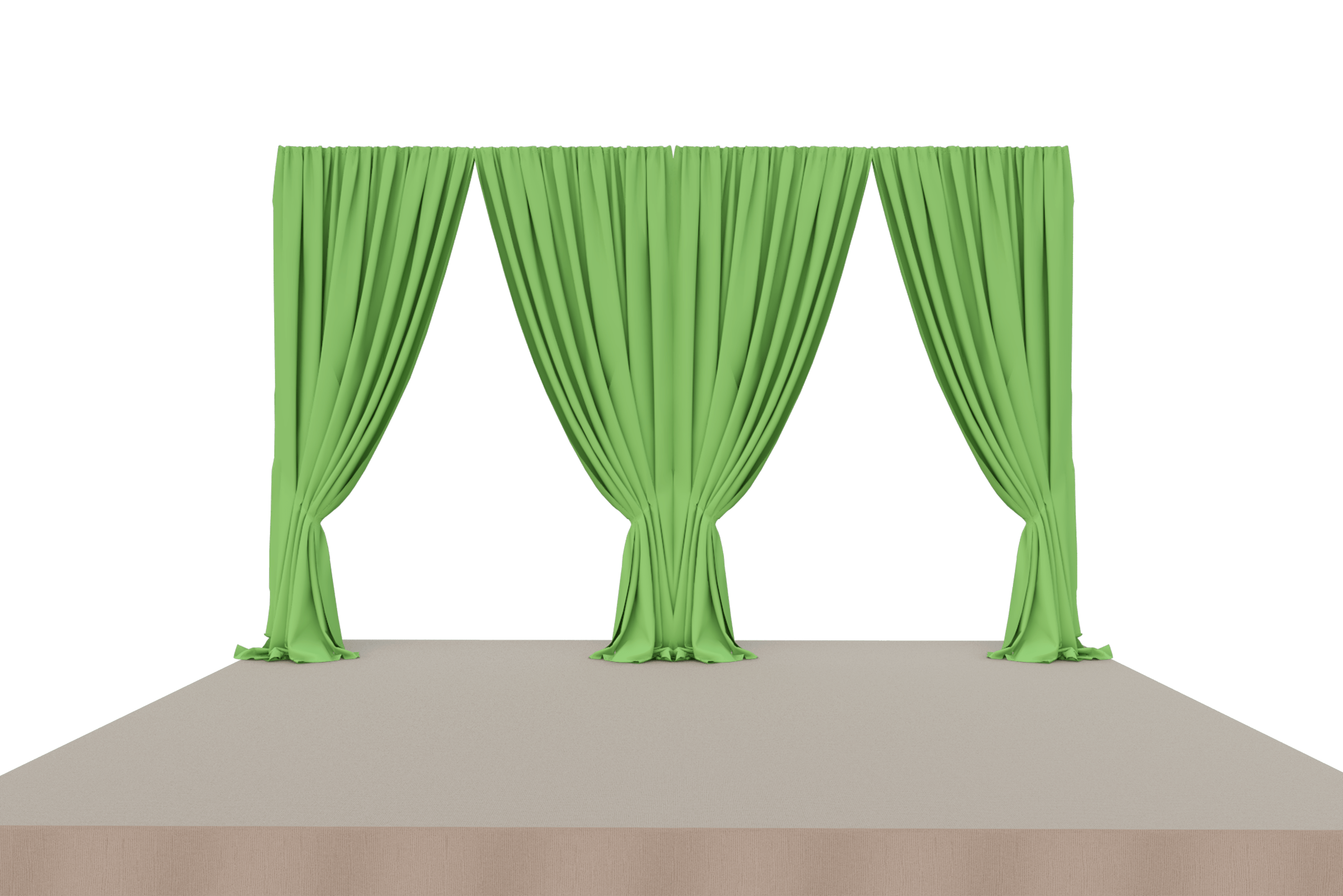 front curtains